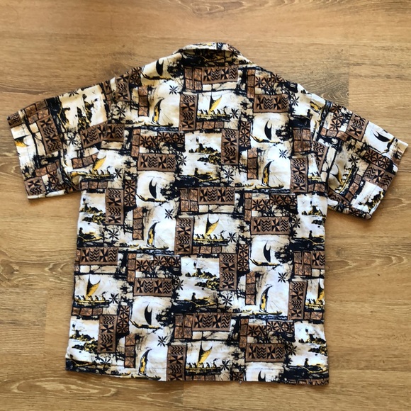 O’Neill Button Down Shirt Fun Tropical Pattern - Picture 7 of 7